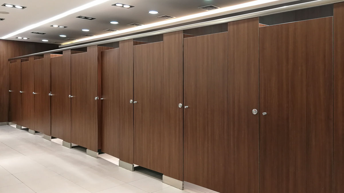 compact laminate toilet partitions